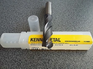 Venta Broca espiral VHM Ø 9,40 mm KENNAMETAL B966A09400 KC7315 - Imagen 1 de 1