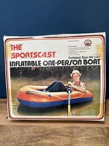 The Sportscast Schlauchboot Einpersonenboot: Deflated Größe 66” x 40” Style #58320 - Bild 1 von 7