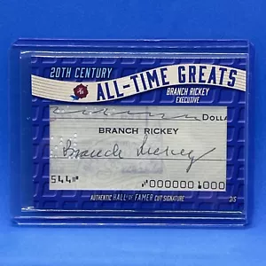 2024 Historic Autographs All-Time Greats Branch Rickey Cut Auto 3/5 - Picture 1 of 2
