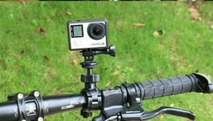 360° Bicycle Handlebar adapter Mount Clamp Clip Stand Bike Holder for Gopro Hero - Picture 1 of 11