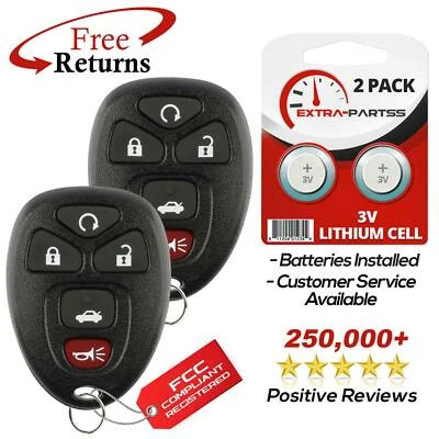 2 For 2006 2007 2008 2009 Pontiac Solstice Keyless Entry Remote Car Key Fob - Image 1 of 4