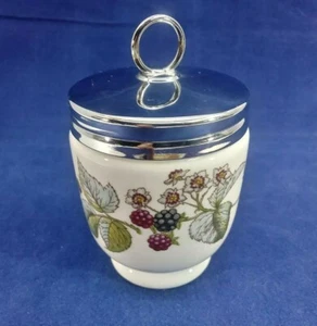 Vintage Royal Worcester Lavinia Porzellan Egg Coddler Brombeeren & Blumen - Bild 1 von 11