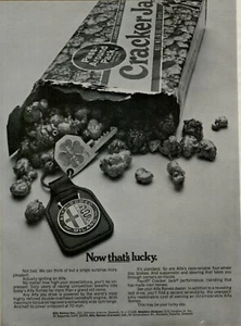 1972 Alfa Romeo Milano Cracker Jack Box Prize Surprise Racing VINTAGE PRINT AD - Picture 1 of 2