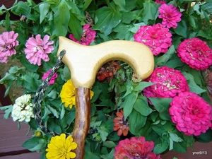 crotchety DIAMANT WEIDENSTOCK/Gehstock Hemlock Griff ~ tolles nützliches Geschenk! - Bild 1 von 8
