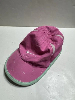 Gorra de béisbol Nike Infantil Niños Niñas Featherlight Strapback Rosa y Como Nueva  Foto 1 de 4