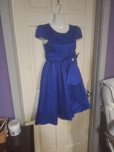 Rare Editions Royal Blue Formal Kids Dress - Bild 1 von 6