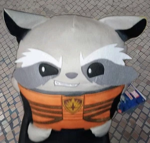 NEW Mattel Marvel Cuutopia Rocket Raccoon 12” Plush Squishy Stuffed Animal NWT - Picture 1 of 5