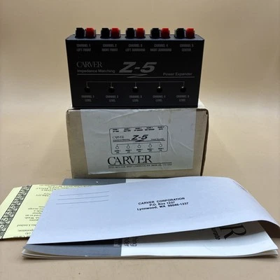 Carver X-5 Impedance Matching Power Expander NEW - Image 1 of 4