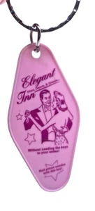 Elegante Inn Vintage Hotel Motel Camera Portachiavi Anni 50 60 Non Disturbare Prop - Foto 1 di 7