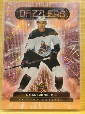2022-23 Upper Deck Series 2 - Dylan Guenther Pink Dazzlers #DZ-73 Rookie RC - Image 1 of 2