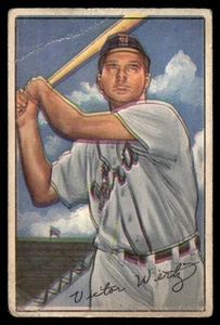 1952 Bowman Vic Wertz Detroit Tigers #39 - Picture 1 of 2
