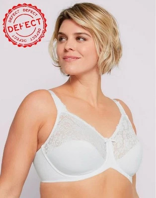 Sujetador con aros minimizador Lilyette BLANCO 40D nuevo con etiquetas Foto 1 de 4