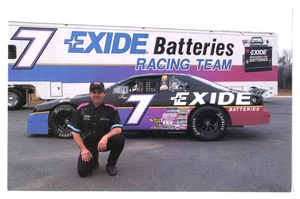 NASCAR Geoff Bodine Promotion Program Card Exide Batteries Racing 8.5x5.5 - Bild 1 von 2