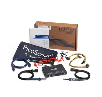 Pico Technology PicoScope 2208B MSO 2 channel 100 MHz USB oscilloscope with AWG - Image 1 of 4