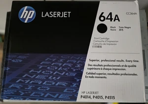 Oryginalny kaseta z czarnym tonerem HP 64A CC364A OEM zapieczętowana nowa otwarta pudełko - Zdjęcie 1 z 1