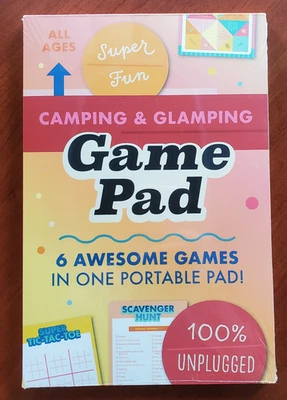 Knock Knock Camping & Glamping Game Pad, NIP - Image 1 of 2