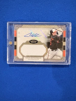 2024 Topps Tier One Adley Rutschman Jumbo Patch Auto #39/99 #AT1JR-AR Orioles - Image 1 of 2