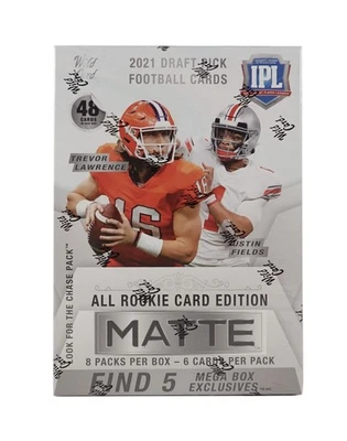 2021 Wild Card Matte Draft Picks Football Mega Box (White Box) - Image 1 of 2
