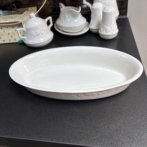 Platos de horno de cerámica retro vintage BHS Lincoln ovalados - Imagen 1 de 5