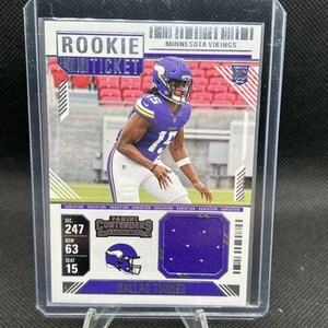 2024 Panini Contenders - Dallas Turner SP Variation Rookie Ticket (MEM, RC) - Bild 1 von 4