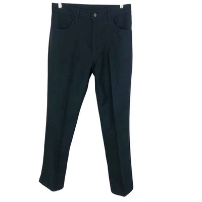 Levi’s Men 517 33 30 Boot Cut Navy Black Label Pants 100% Poly Purple Stitching - Image 1 of 4