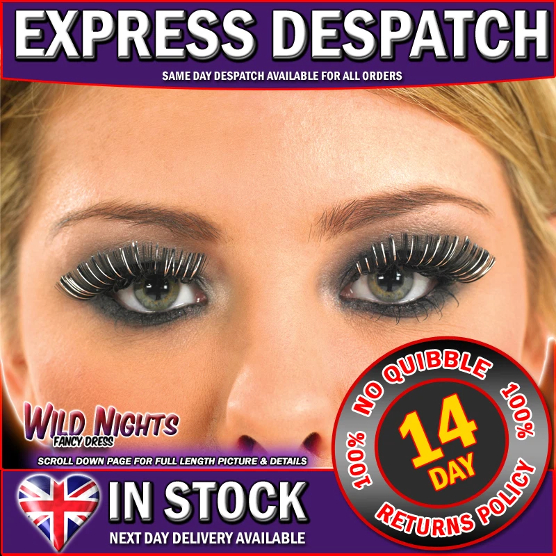 SILVER AND BLACK EYELASHES Foto 1 de 1