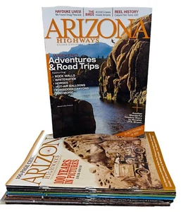 ARIZONA HIGHWAYS Magazines January 2012-November 2012, July & August 2013 LOT 13 - Picture 1 of 5