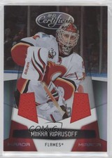 2010-11 Certified Mirror Red Dual Materials /150 Miikka Kiprusoff #22