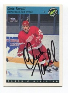 1993 Classic Pro Chris Tancill Signed Card Hockey NHL Autograph AUTO #20
