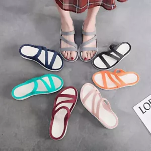 Sandals Summer Beach Shoes Slippers Outdoor Non-Slip LeisureWomen’s - Picture 1 of 18