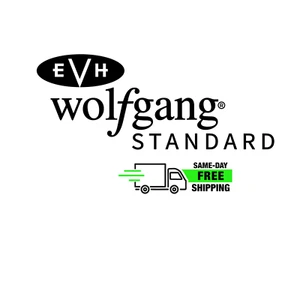 Calcomanía de cabezal EVH Wolfgang negra ultra alta resolución NUEVA hecha en EE. UU. - Imagen 1 de 1