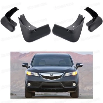 4 Mud Flaps Splash Guard Fender Car Mudguard for Acura RDX 2013 14 15 16 2017 - Imagem 1 de 4