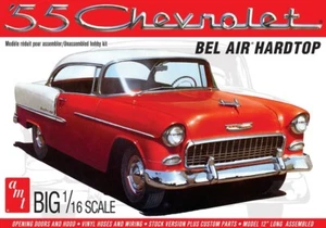 AMT 1955 Chevy Bel Air Hardtop 1:16 1452 Plastic Model Kit - Picture 1 of 1