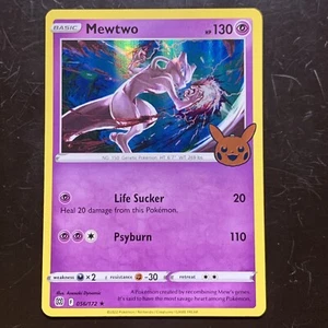 2022 Sword & Shield Series - Trick or Trade Mewtwo Halloween Rare 56/172 - Bild 1 von 3