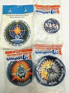 4x NASA Space Shuttle Patch Astronaut Memorial, Columbia Vintage - Picture 1 of 5