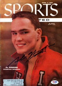 Al Wiggins Autographed Sports Illustrated Magazine Swimmer PSA/DNA #X65492 - Picture 1 of 2