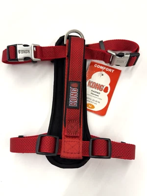 Kong Comfort Padded Harness Red Medium - Image 1 of 4