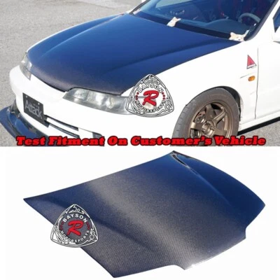 Fits 94-01 Acura Integra 2/4dr JDM-Frontend OE-Style Bonnet Hood (Carbon Fiber) — 第 1/4 张图片