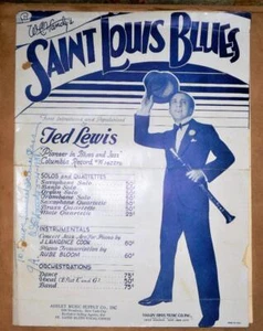 1939 W. C. Handy autographed St. Louis Blues sheet music from collector's estate - Picture 1 of 3