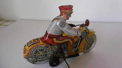 Seltenes Blechspielzeug  Motorrad-Fahrer 40er Jahre Original ,Louis Max,New York • 45€
