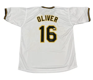 Al Oliver Signed Pittsburgh Pirates Custom Jersey w/ 71 WSC Beckett Wit BAS COA - Picture 1 of 3