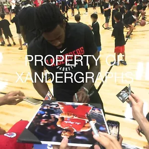 LOT of (2) DEANDRE JORDAN SIGNED AUTOGRAPHED 11X14 BASKETBALL PHOTOGRAPHS-COA - Picture 1 of 12