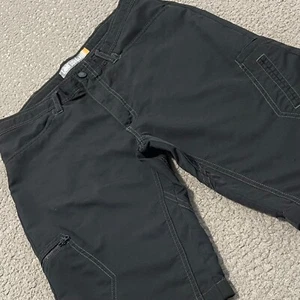 Lee Shorts Boys 18 Husky Black Loose Fit Cargo Dungarees Pants - Picture 1 of 17