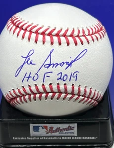 LEE SMITH CHICAGO CUBS / BOSTON RED SOX HOF 2019 SIGNED OML BASEBALL - Picture 1 of 1