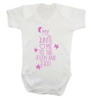 auntie loves me moon and back, baby vest family nephew niece baby shower  426 