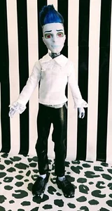 Fits Monster High Ltd Manster Handmade boys White Frill Shirt Only. - Picture 1 of 1