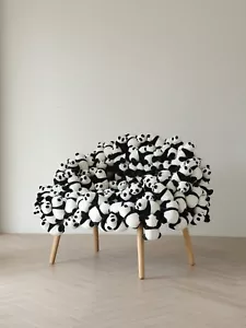 Panda Banquete Stuffed Animal Armchair Sofa Chair Campana brothers Fully Custom - Picture 1 of 18