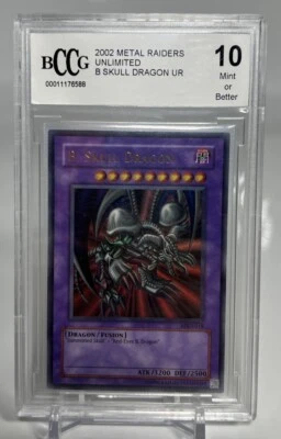 2002 YuGiOh! Metal Raiders B. Skull Dragon Ultra Rare Unlimited MRD-018 BCCG 10 - Image 1 of 4
