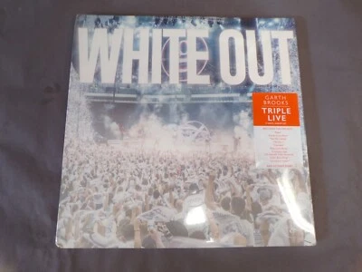 Garth Brooks White Out Live Triple Sealed LP - Image 1 of 2
