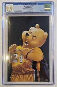 Do You Pooh #1 Kobe Bryant Lakers Homage CGC 9.9! Virgin 14/24 SMZ Comics Excl. - Picture 1 of 1